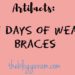 First days of wearing braces