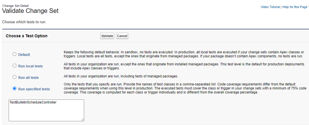 Deploying Changes from Sandbox to Salesforce Production