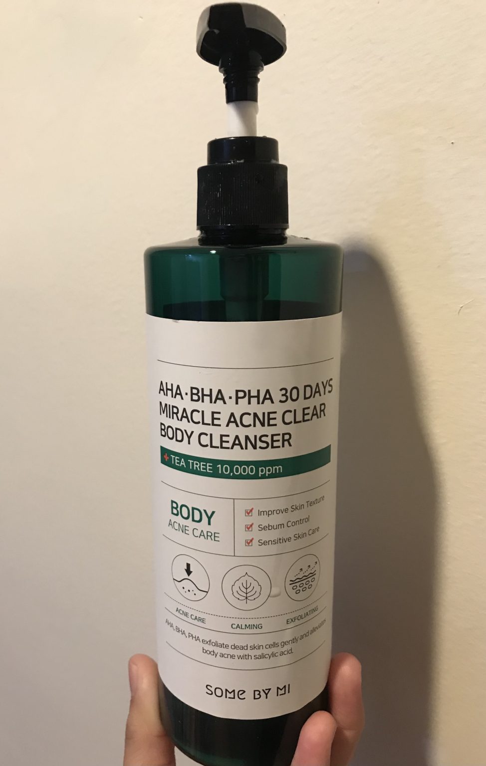 Some By Mi Body Cleanser Review AHABHAPHA Body Acne Cleanser